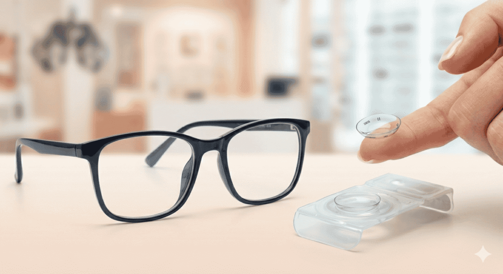 eyeglasses & toric lenses