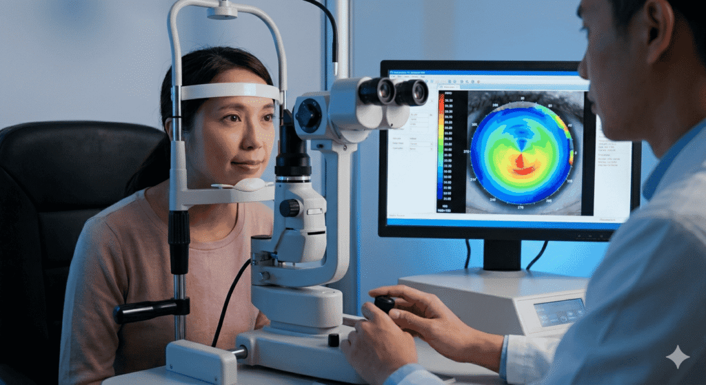 keratometer diagnosis
